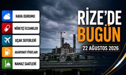 Rize’de Bugün: Hava Durumu, Rizespor Maçı, Uçuşlar ve Nöbetçi Eczaneler