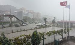 Artvin'de Sağanak Yağış Etkili Oldu