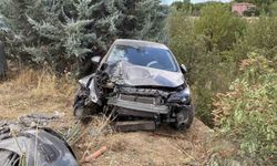 Kontrolden Çıkan Otomobil Ağaca Girdi: 4 Yaralı
