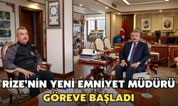 Yeni Rize Emniyet Müdürü İsmail Karasakal Göreve Başladı