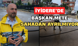 Başkan Saffet Mete Yağmura Rağmen Hasar Tespit Çalışmalarını Sürdürüyor