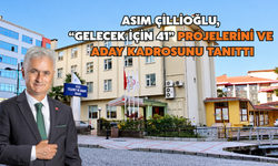 Asım Çillioğlu, “Gelecek İçin 41” Projelerini ve Aday Kadrosunu Tanıttı
