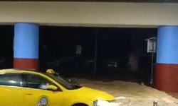 Trabzon Havalimanını Su Bastı