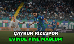 Çaykur Rizespor Evinde Yine Mağlup