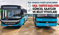 Rize-Trabzon Otobüs Seferlerinde Okul Tarifesi Başlıyor: Güncel Saatler ve Bilet Fiyatları