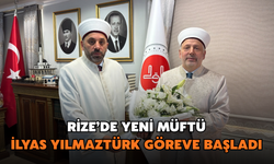 Rize'de Yeni Müftü İlyas Yılmaztürk Göreve Başladı
