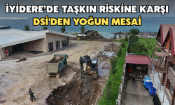 İyidere’de Taşkın Riskine Karşı Dsi'den Yoğun Mesai