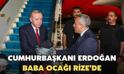Cumhurbaşkanı Erdoğan Rize-Artvin Havalimanı'na İniş Yaptı