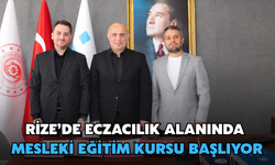 Rize’de Eczacılık Alanında Mesleki Eğitim Kursu Başlıyor