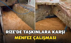 Rize’de Taşkınlara Karşı Menfez Çalışması