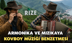 Armonika Ve Mızıkaya Kovboy Müziği Benzetmesi
