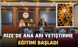 Rize’de Ana Arı Yetiştiriciliği Eğitimi Başladı