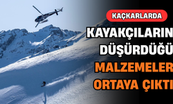 Kaçkarlarda, Kayakçıların Düşürdüğü Malzemeler Ortaya Çıktı