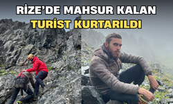 Kaçkar Dağları’nda Mahsur Kalan Turist Kurtarıldı