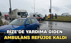 Rize’de Ambulans Refüje Çıktı