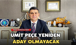 Ümit Peçe Yeniden Aday Olmayacak