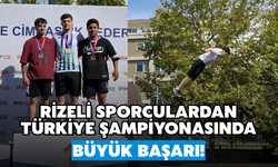 Rizeli Sporculardan Türkiye Şampiyonasında 3 Madalya