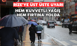Rize İçin Üst Üste Uyarılar: Hem Kuvvetli Yağış Hem Fırtına Geliyor!