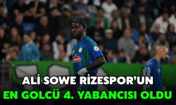 Ali Sowe, Çaykur Rizespor’un En Golcü 4. Yabancı Futbolcusu Oldu