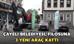 Çayeli Belediyesi Filosuna 3 Yeni Araç Kattı