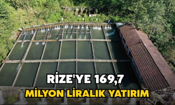 Rize'de Kırsal Kalkınmaya 169,7 Milyon Liralık Yatırım