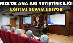 Rize’de Ana Arı Yetiştiriciliği Eğitimleri Devam Ediyor
