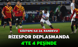 Rizespor Deplasmanda 4'te 4 Peşinde