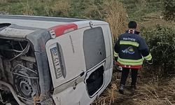 Otomobilin Devrildiği Kazada 6 Kişi Yaralandı