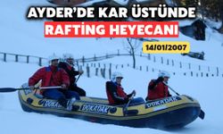 Arşivden: Rize'nin Ayder Yaylası'nda Kar Üstünde Rafting Heyecanı