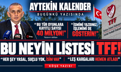 Aytekin Kalender: "Liste Var, Bahis İşlemleri Nerede?"