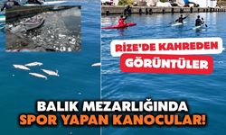 Rize’de Kano Sporcularından Deniz Kirliliğine Tepki