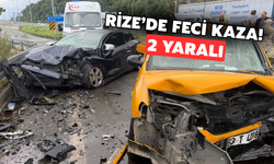 Rize-Artvin Havalimanı Yolunda Kaza: 2 Yaralı