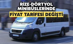 Rize-Dörtyol Minibüs Ücretleri Değişti! İşte Yeni Fiyat Tarifesi
