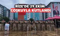 Rize’de 29 Ekim Cumhuriyet Bayramı Coşkuyla Kutlandı