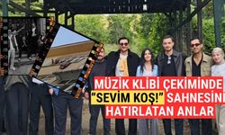 Müzik Klibi Çekiminde “Sevim Koş!” Sahnesini Hatırlatan Anlar