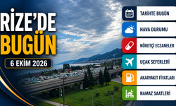 Rize’de Bugün Yağmur Var mı? 6 Ekim Hava Durumu ve Güncel Bilgiler