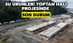 Rize’de Su Ürünleri Toptan Hali Projesinde Çalışmalar Sürüyor