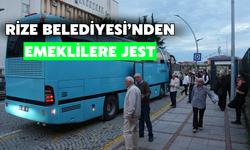 Rize Belediyesi’nden Emeklilere Kültür Turu