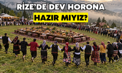Rize'de Gastronomi Günlerinde İklim Değişikliğine Horonlu Mesaj