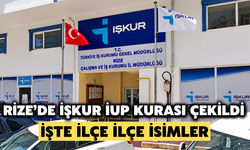 Rize’de İUP Kurası Çekildi: İşte İlçe İlçe İsimler