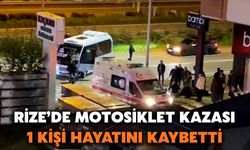 Rize'de Motosiklet Kazası: Cihan Erkan Hayatını Kaybetti