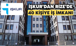 Rize’de 40 kişiye İUP Kapsamında İş İmkanı