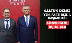 Saltuk Deniz, Yeni Parti Rize İl Başkanlığı Adaylığını Açıkladı