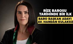 Rize Barosu Tarihinde İlk Kez Bir Kadın Başkanlığa Aday