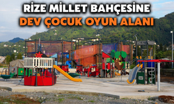 Rize Millet Bahçesine Dev Çocuk Oyun Alanı Geliyor