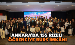 Ankara’da 155 Rizeli öğrenciye burs imkânı