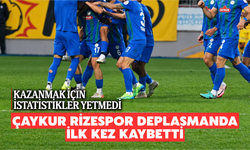 Çaykur Rizespor, Deplasmanda İlk Kez Kaybetti: Kazanmak İçin İstatistikler Yetmedi