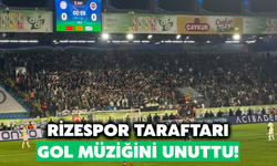 Rizespor Taraftarı Gol Müziğini Unuttu