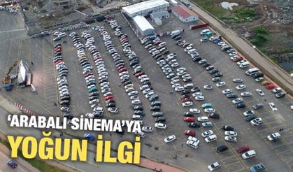Rize'de, 'Arabalı Sinema' Etkinliğinde Renkli Görüntüler
