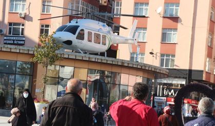 Rize'de Maket Helikopter İlgi Görüyor